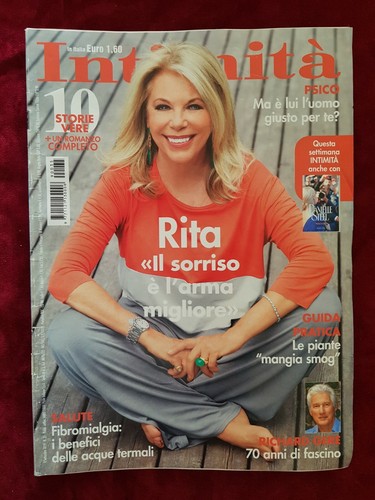 ITALIAN MAGAZINE INTIMITA N 35 9/19 RITA DALLA CHIESA RICHARD GERE GIORGIA WURTH - Afbeelding 1 van 5