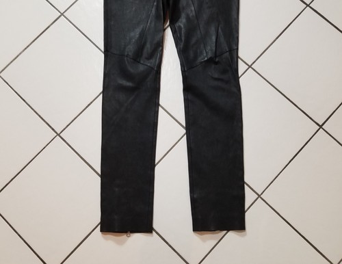 Escada Sport sehr feminine Leder Echtleder Hose Lederleggings für große Frauen - Bild 2 von 12