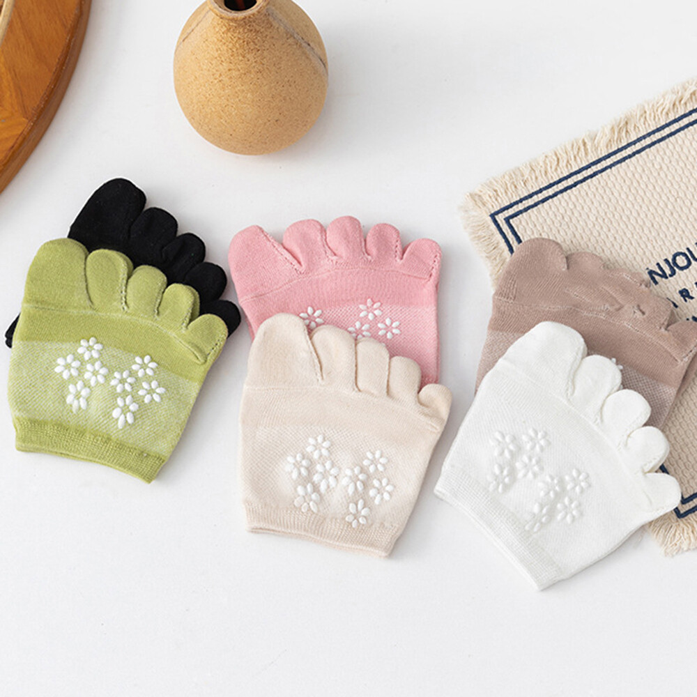 SAOLA 3 Paia Calzini Donna Punta Invisibile Tacchi Alti Mezza Suola Calzini Antiscivolo ∂