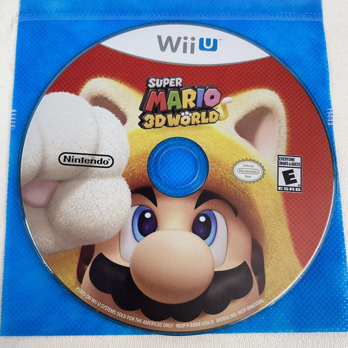 Super Mario 3D World For Nintendo Wii U 2013 Complete w/Manuals