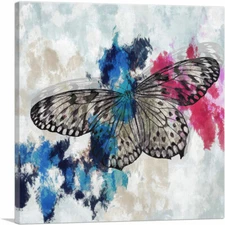 ARTCANVAS Butterfly Painting Home Decor Canvas Art Print