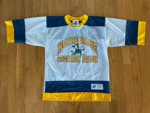 notre dame youth hockey jersey