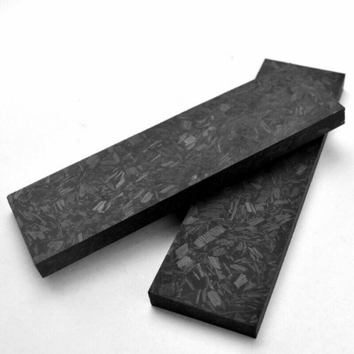 2pcs DIY Craft Marbled CF Carbon Fiber Knife Scales Handle Making Blank material - Picture 5 of 10