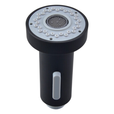 ABS Kitchen Sink Faucet Replacement Pull out Sprayer Head Nozzle Black Color