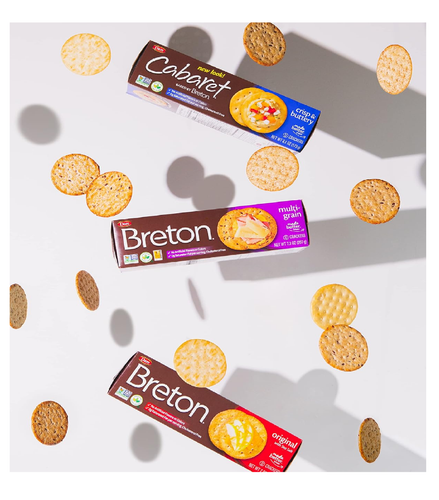 Breton Multigrain Crackers 7.3 Ounce Pack of 3 - Bild 2 von 3