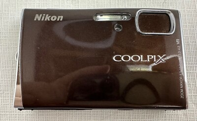 Nikon Coolpix S51 Brown Digital Camera 8.1 MP 3x Optical