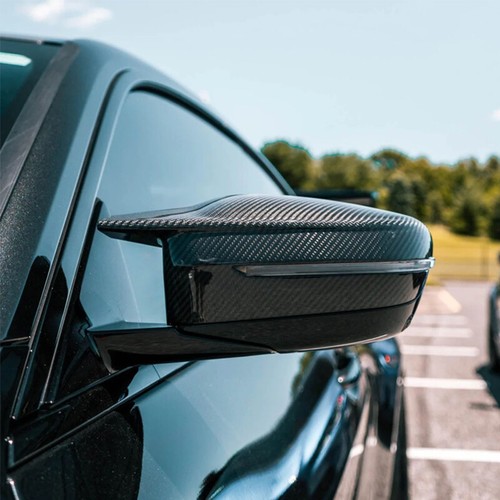 For BMW G80 M3 G82 M4 G87 G42 M240i REAL CARBON Side Mirror Cover Caps Replace - Foto 11 di 12