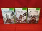 Assassin's Creed Xbox 360 3 Game Bundle (Brotherhood, 3, Black Flag)