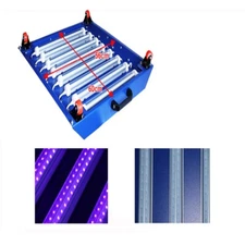110V Movable LED Ultraviolet Exposure Unit for Screen Print w/Timer 19.6×23.6''