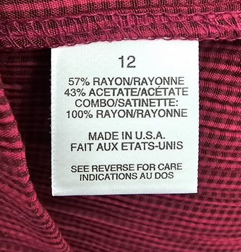 Talbots Shift Dress Womens 12 Short Sleeve Lightweight Burgundy Red Check NWT - Picture 11 of 17
