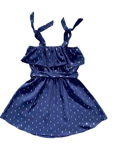 Kids Girls Skater Dress embellished Summer Party Off Shoulder Dresses - Picture 4 of 5