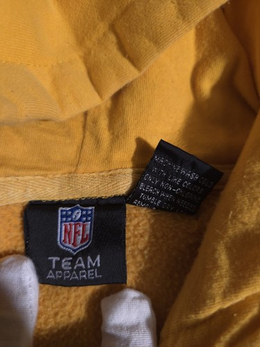 3XLT Pittsburgh Steelers NFL Football Hoodie Team Apparel Mens Yellow, 3XL XXXL - Picture 7 of 15