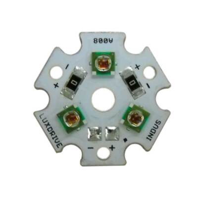 3-Up Cree XLamp XP-E LED Star - Far Red