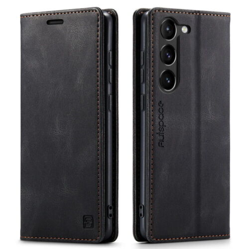 RFID Blocking Leather Wallet Case for Samsung S10+ S20 S21 S22 S23 S24 S25 Ultra - Picture 25 of 72