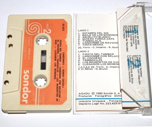 Romeo Gavioli y su Orquesta Tipica- Candombe (Cassette Tape Uruguay 1982) TESTED - Picture 4 of 5