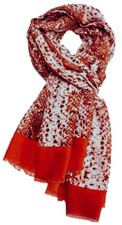 Snakeskin Scarf Ladies Brown Orange Tan Snake Skin Animal Print Lightweight Wrap