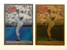1993 NOLAN RYAN WHATABURGER REGULAR& CHAMPAGNE/GREEN TINT VARIANT! 7th No-Hitter