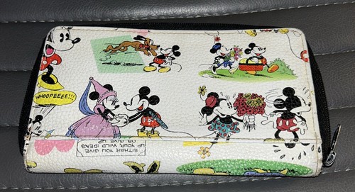 Disney Parks Mickey Minnie Mouse Damen-Geldbörse Clutch mit durchgehendem Reißverschluss - Bild 7 von 14