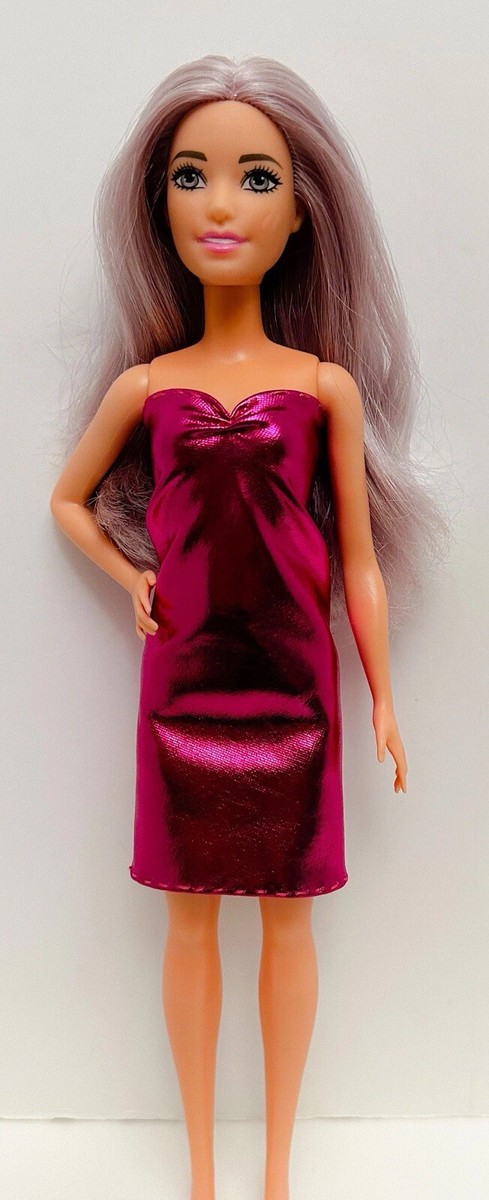 hot pink prom dress with sleeves Hot Pink Detachable Cape Sleeves Sequins Mermaid Prom Gown with V Neck Sparkly Prom Dress ARD3103