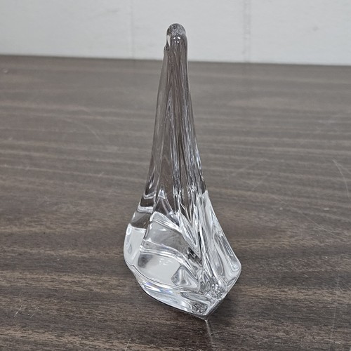 DAUM FRANCE Crystal Glass Three Mast Sailboat Figurine/Sculpture - Picture 6 of 10
