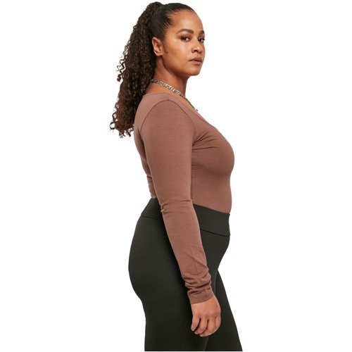 Urban Classics Ladies Organic Longsleeve Body Damen Einteiler Unterwäsche Jersey - Picture 51 of 53
