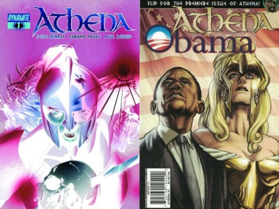 Athena 1 Negative Incentive Variant Dennis Calero Barrack Obama Flip 1:25 HTF NM