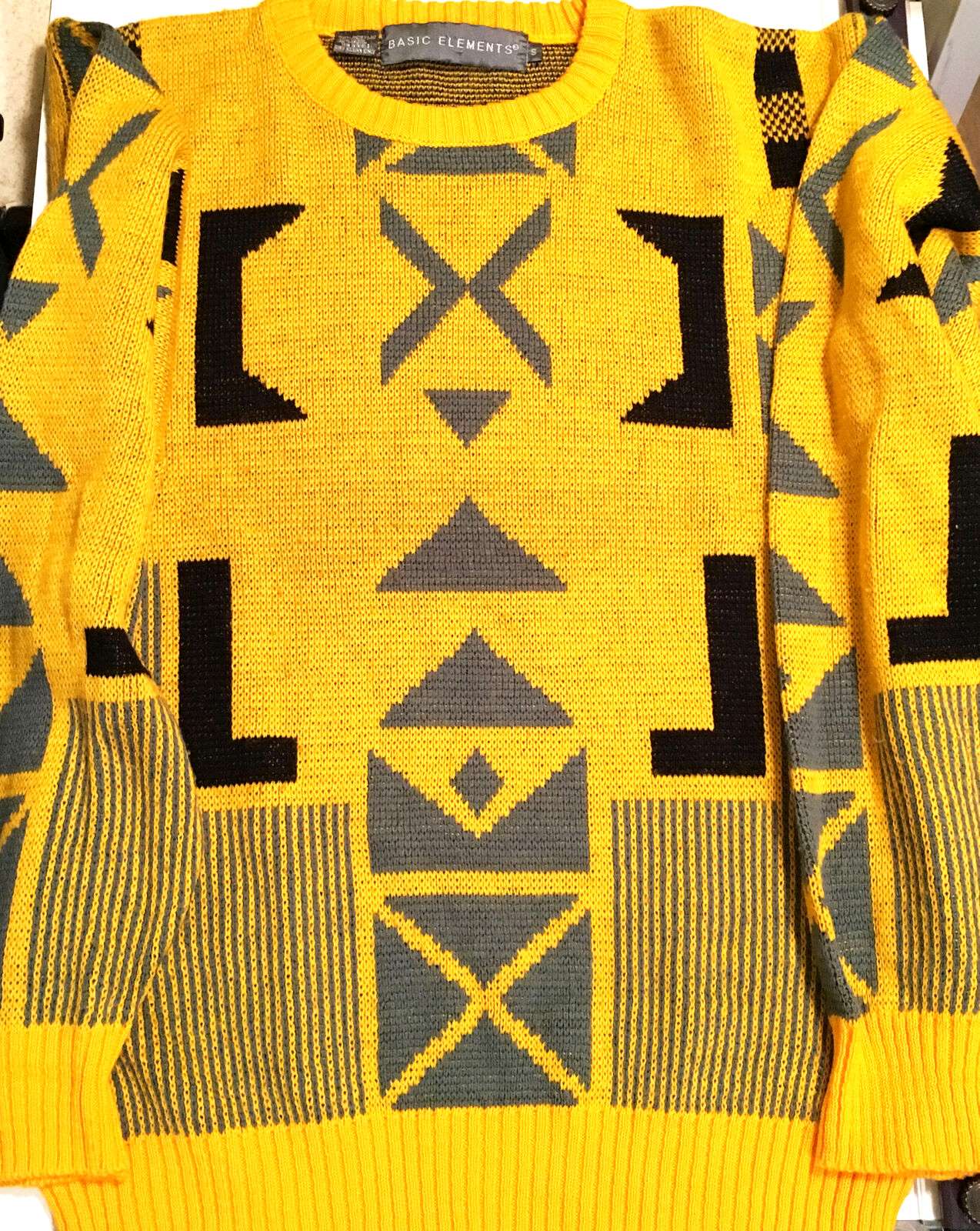 BASIC ELEMENTS SWEATER VINTAGE LONGSLEEVE PULLOVE… - image 3