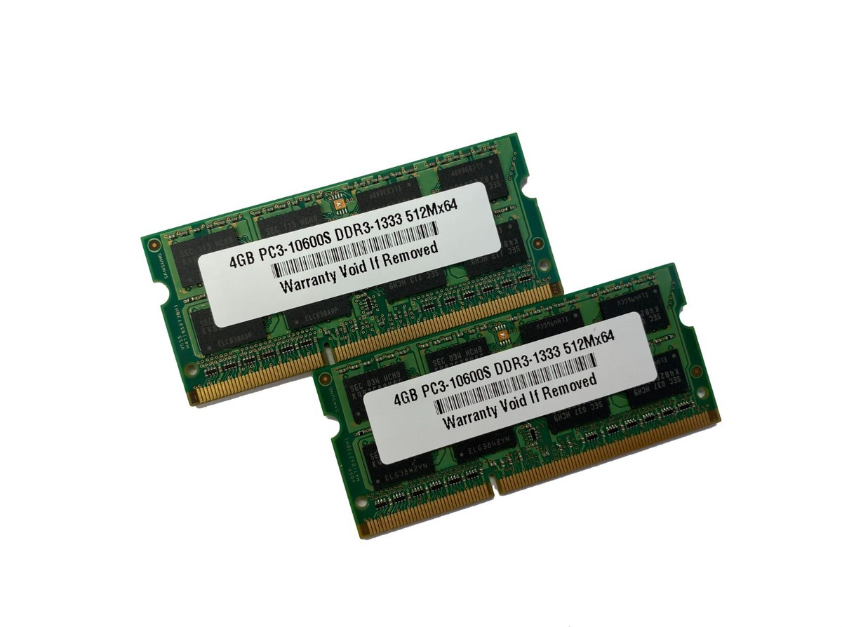 8 Go (2x4 Go) DDR3 RAM Pour PC Portable HP Compaq EliteBook 8440P 8440W 8460P - Comme Neuf