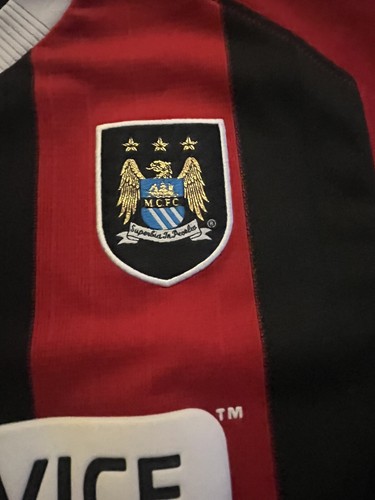 Rare Original Man City 03/04 Reebok Away Shirt Football - Picture 2 of 7