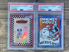 2023 Disney Mickey & Friends PSA9 Lot – Alphabet #19 + Poster #48 HotBox