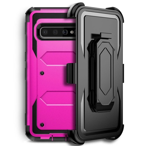 Case For Samsung Galaxy S10/S10+/S10 5G, Shockproof Belt Clip Stand Rugged Cover - Picture 54 of 62