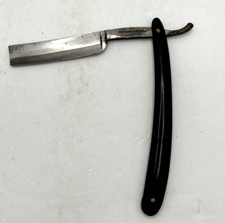 Vtg Crown Cutlery Co. Straight Edge Razor Made in USA