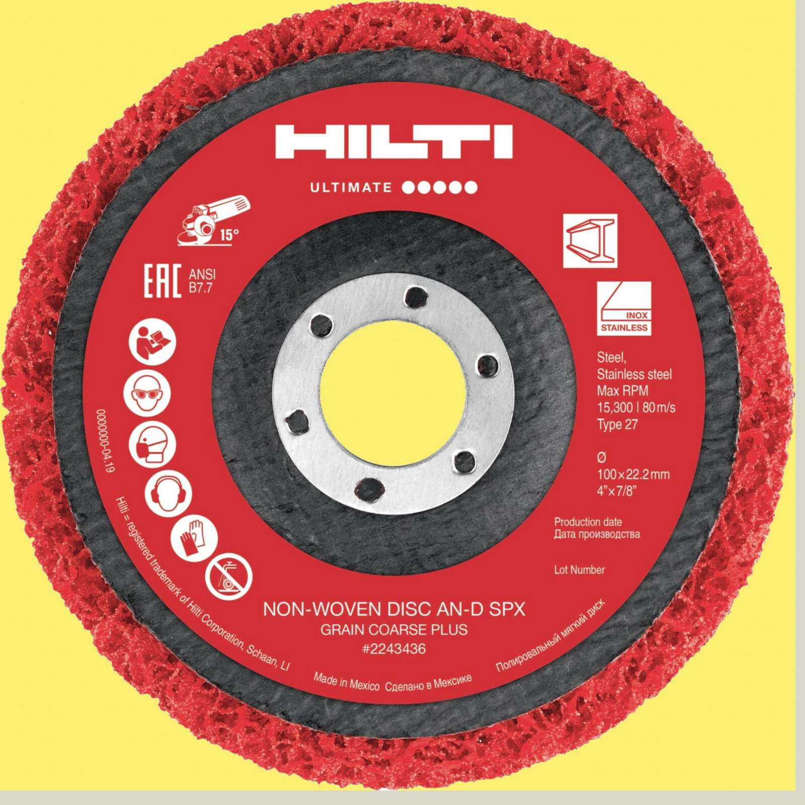 Disque Hilti 125 d’occasion | Plus que 2 à -65%