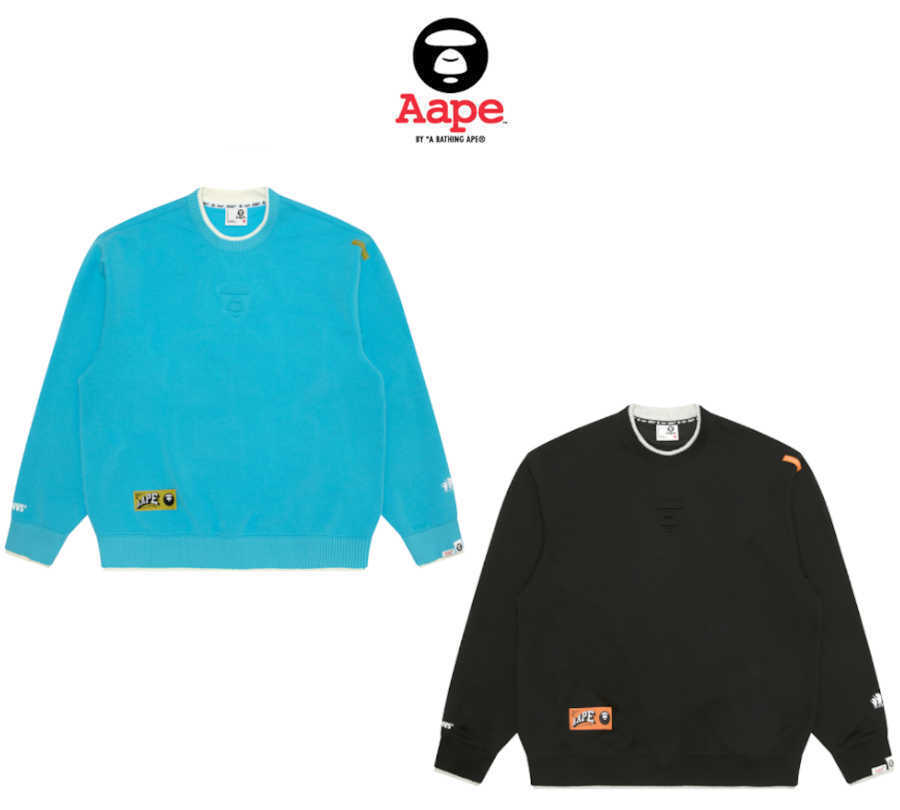 完売必須 大人気 A BATHING APE APE FACE CREWNECK SWEATSHIRT AAPE APE FACE SWEATSHIRT – aapeus.com