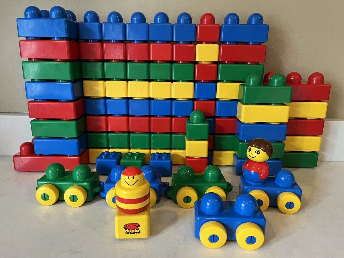 Lego Duplo Lot of 88 Pieces / Cars / People / Building / Blocks | eBay