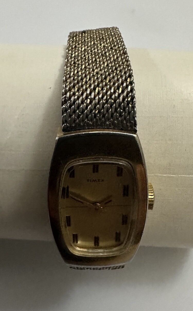 Vintage Timex Rectangular Mechanical Hand Winding… - image 3