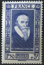 1943  FRANCE  Y & T N° 589 Neuf  * *  SANS CHARNIÈRE (MNH)