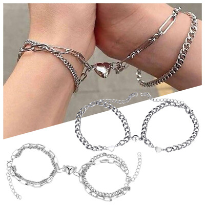 Magnetic Couple Bracelet Couple Never Transfer Love Gift To Boyfriend