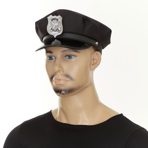 Mujeres Policías Juegos con disfraces Accesorios Festival Insignia Sombrero Fiesta Marco de Metal Gafas - Imagen 32 de 34