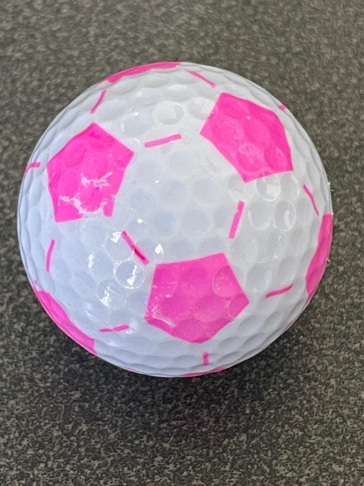 1 Hot Pink Soccer Ball Logo Golf Ball BG10AS eBay