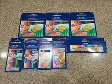Lot of STAEDTLER colored pencil 24 pk &12 pk Made in Germany Noris Club