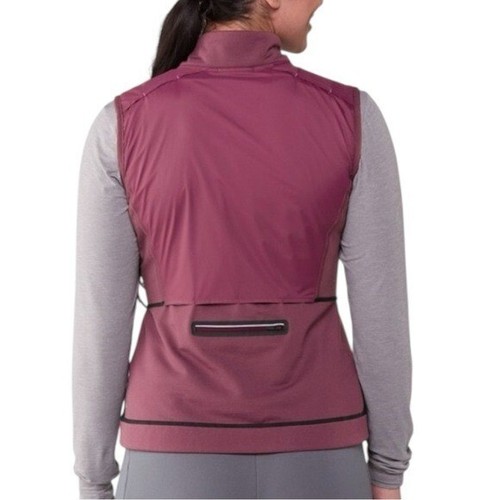 NWT Smartwool Active Fleece Insulated Wind Vest Women's S in Eggplant - Picture 3 of 9