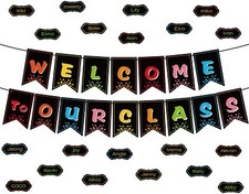Classroom Decorations Welcome Banner, Welcome Bulletin Board Banner Welcome Chal