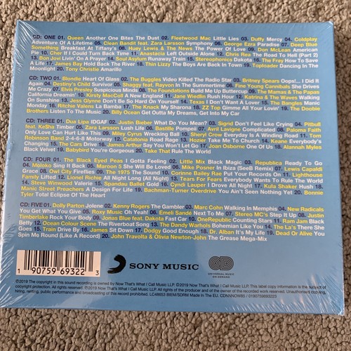 Now 100 Hits: Car Songs by Various Artists (CD, 2019) New Sealed - Imagen 2 de 2