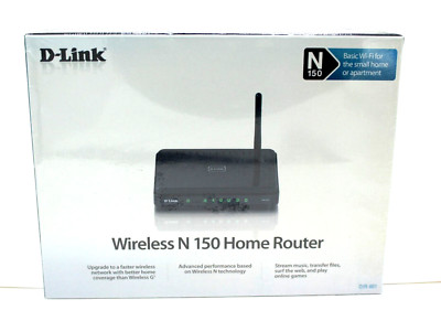 D-Link N150 Home 150 Mbps 4-Port 10/100 Wireless N Router (DIR-601)