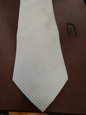 Brooks Brothers Makers men's hand made geometric silk tie, made in USA
