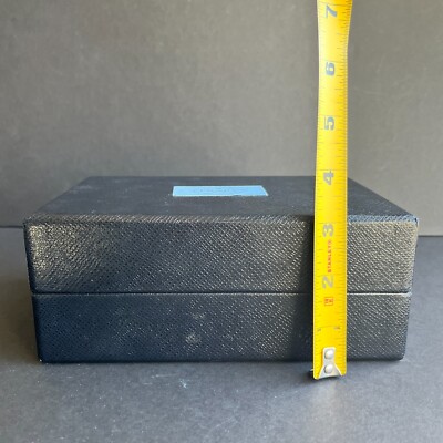 Prada Milano EMPTY Navy Blue Storage Gift Box 7.5”x5”x3” | eBay