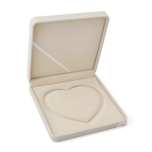 Deluxe Groß Schmuck Perle Set Geschenkbox Schwarz Weiß/Beige Samt für Schmuck Set - Bild 13 von 14