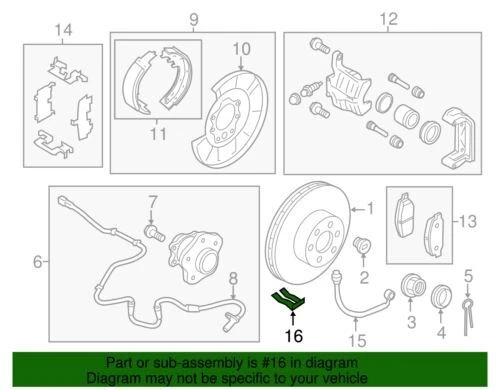 Muelle de bloqueo de manguera de freno trasero genuino Infiniti 1991-2020 QX50 I30 Q45 46206-2J00A Foto 2 de 2