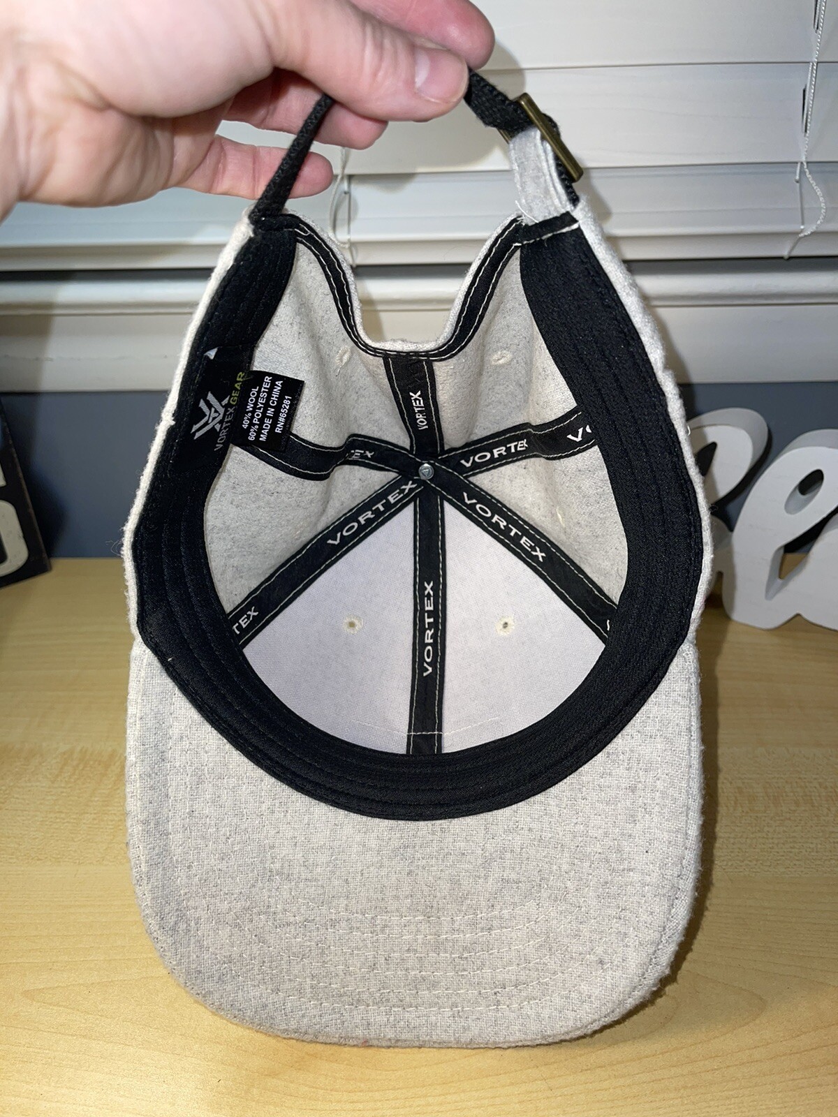 Vortex Gear Hat Cap Adjustable Wool/Polyester Mens - image 4